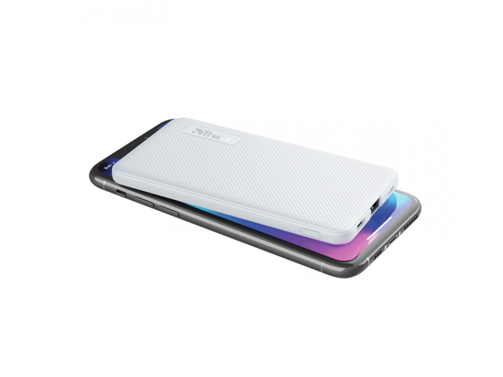 Външна батерия TRUST Primo Fast Ultra-thin Powerbank 5000 mAh White 17282_11.jpg