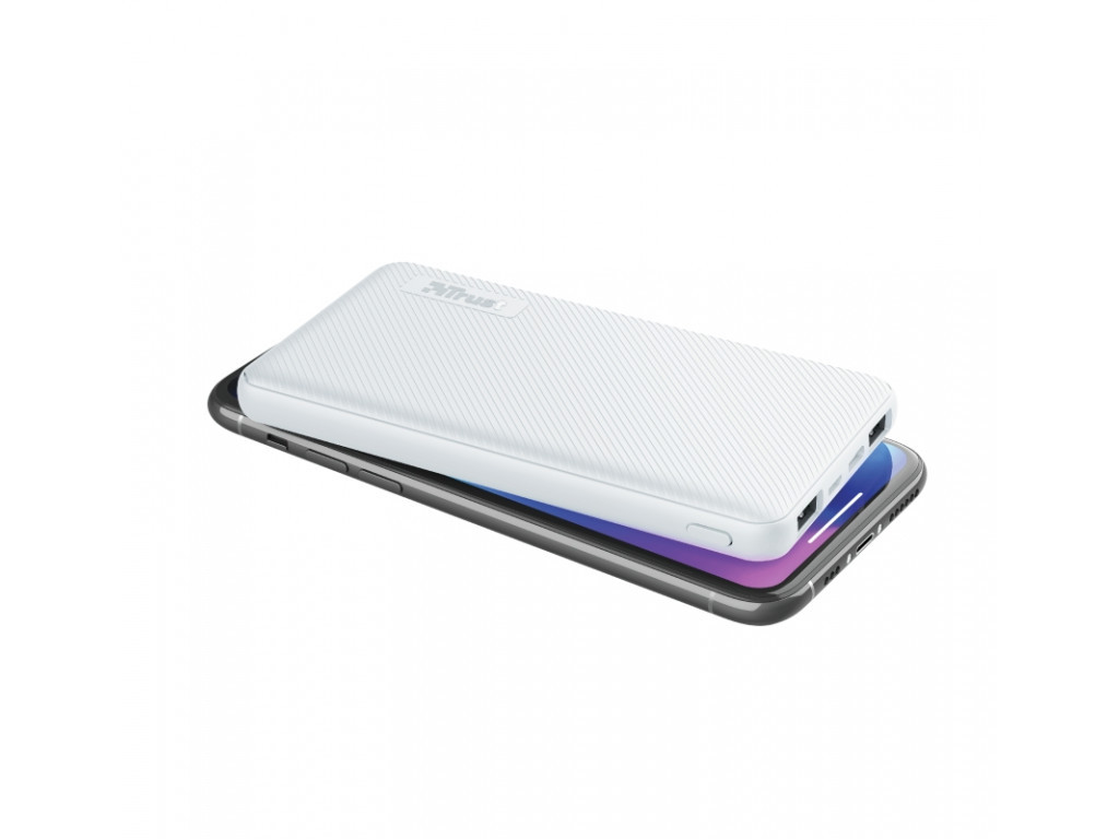 Външна батерия TRUST Primo Fast Ultra-thin Powerbank 10000 mAh White 17284_11.jpg