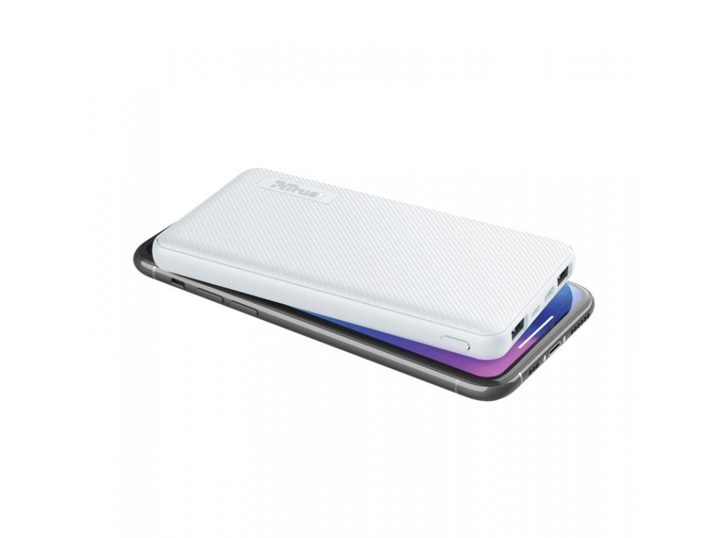 Външна батерия TRUST Primo Fast Ultra-thin Powerbank 10000 mAh White 17284_18.jpg