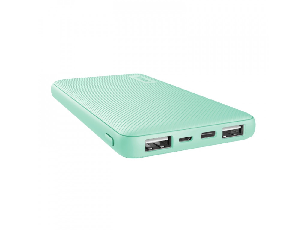 Външна батерия TRUST Primo Fast Ultra-thin Powerbank 10000 mAh Mint 17286_1.jpg