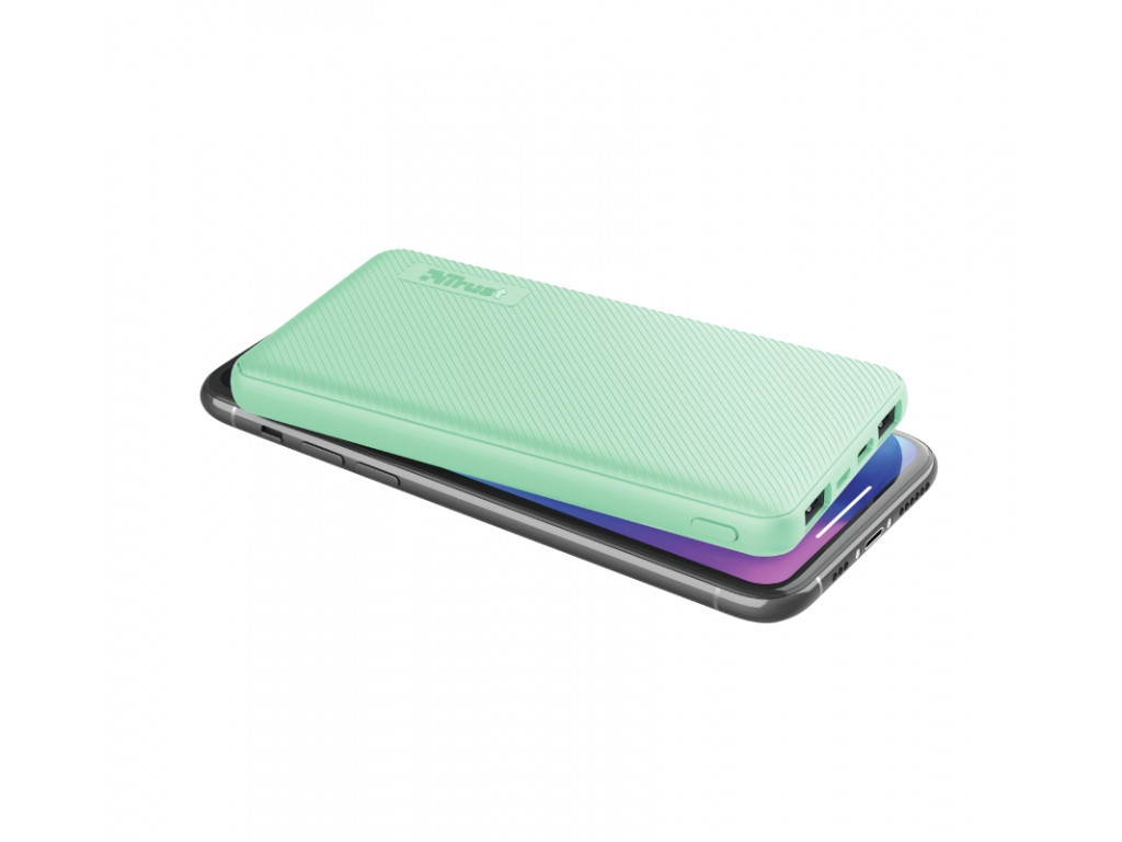 Външна батерия TRUST Primo Fast Ultra-thin Powerbank 10000 mAh Mint 17286_11.jpg