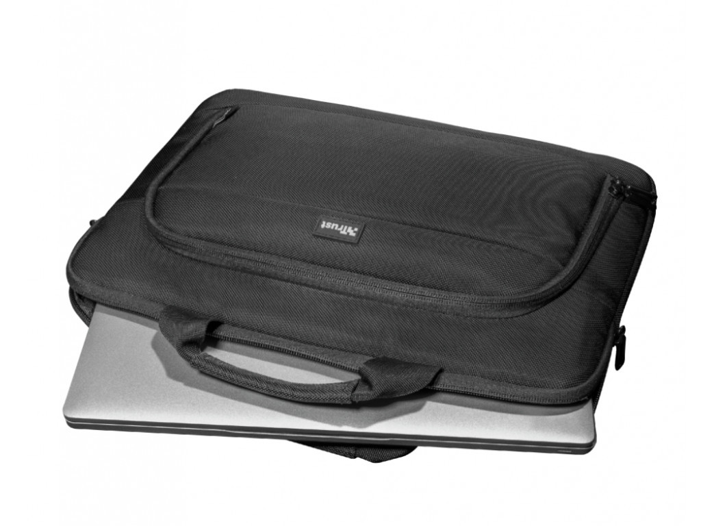 Чанта TRUST Sydney Slim Laptop Bag 14" Laptops ECO - Black 20007_1.jpg