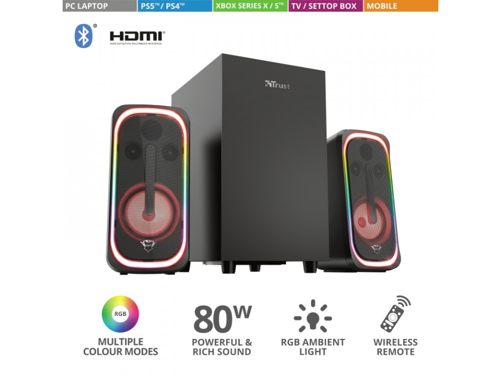 Аудио система TRUST GXT 635 Rumax 2.1 RGB Bluetooth Speaker Set 24634_8.jpg