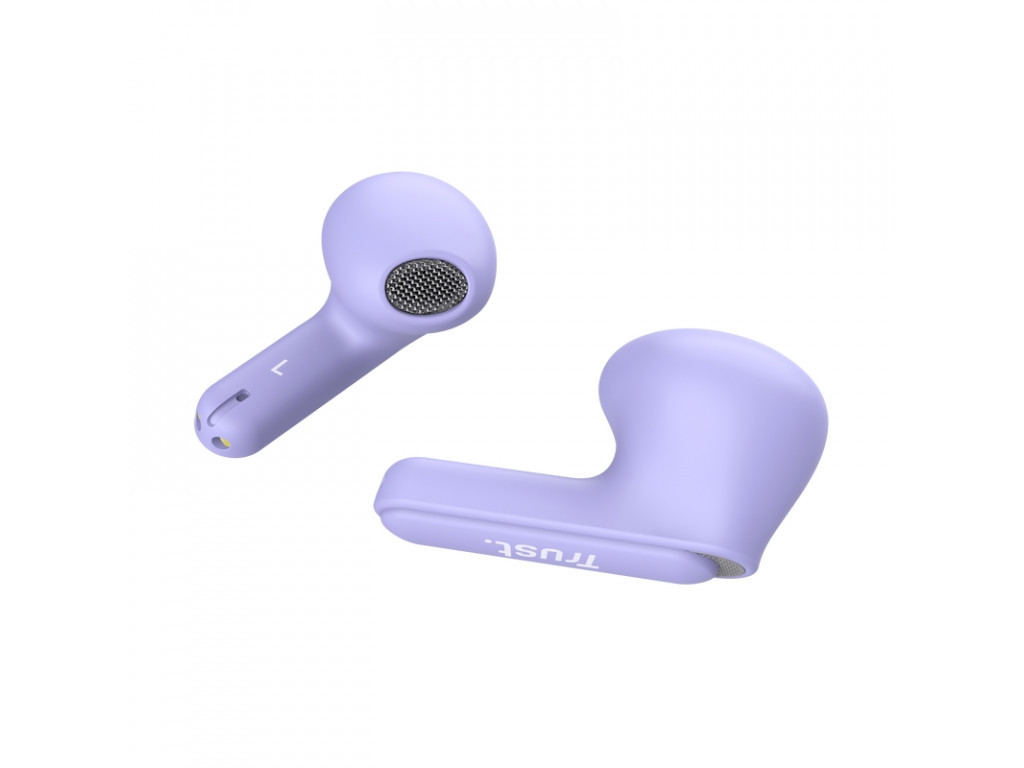 Слушалки TRUST Yavi Bluetooth ENC Earphones Purple 25117_1.jpg