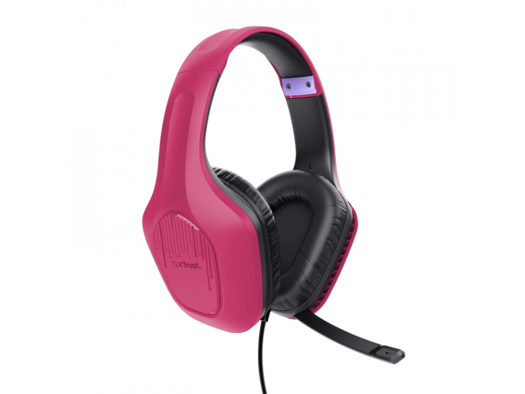 Слушалки TRUST GXT415 Zirox Headset Pink 27391_3.jpg