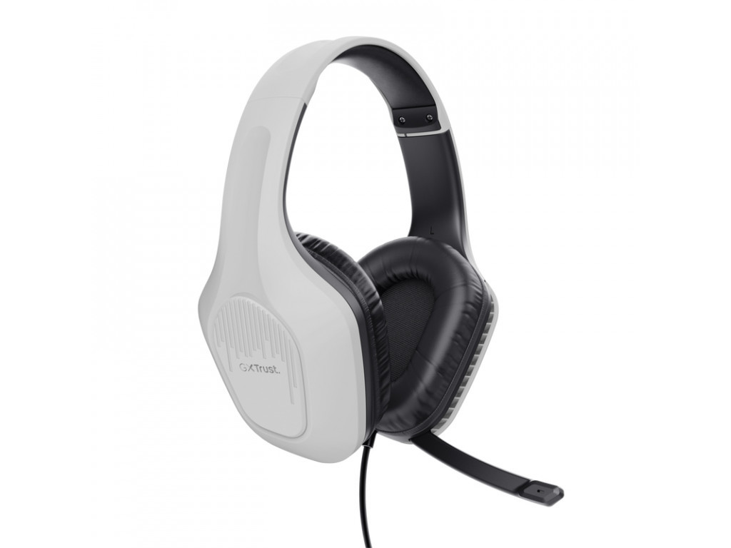 Слушалки TRUST GXT415 Zirox Headset White 27392_3.jpg