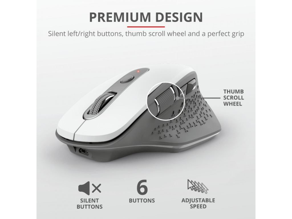 Мишка TRUST Ozaa Wireless Rechargeable Mouse White 4019_42.jpg