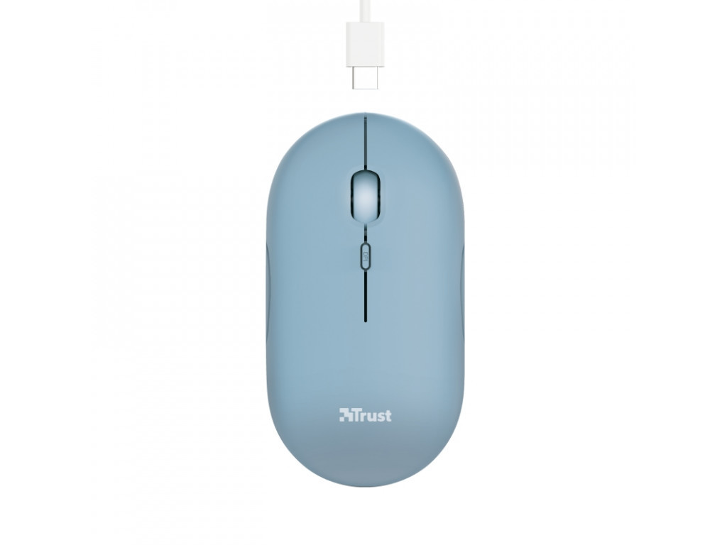 Мишка TRUST Puck Wireless & BT Rechargeable Mouse Blue 4022_9.jpg