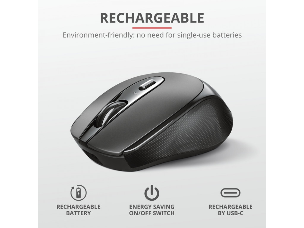 Мишка TRUST Zaya Wireless Rechargeable Mouse Black 4027_26.jpg