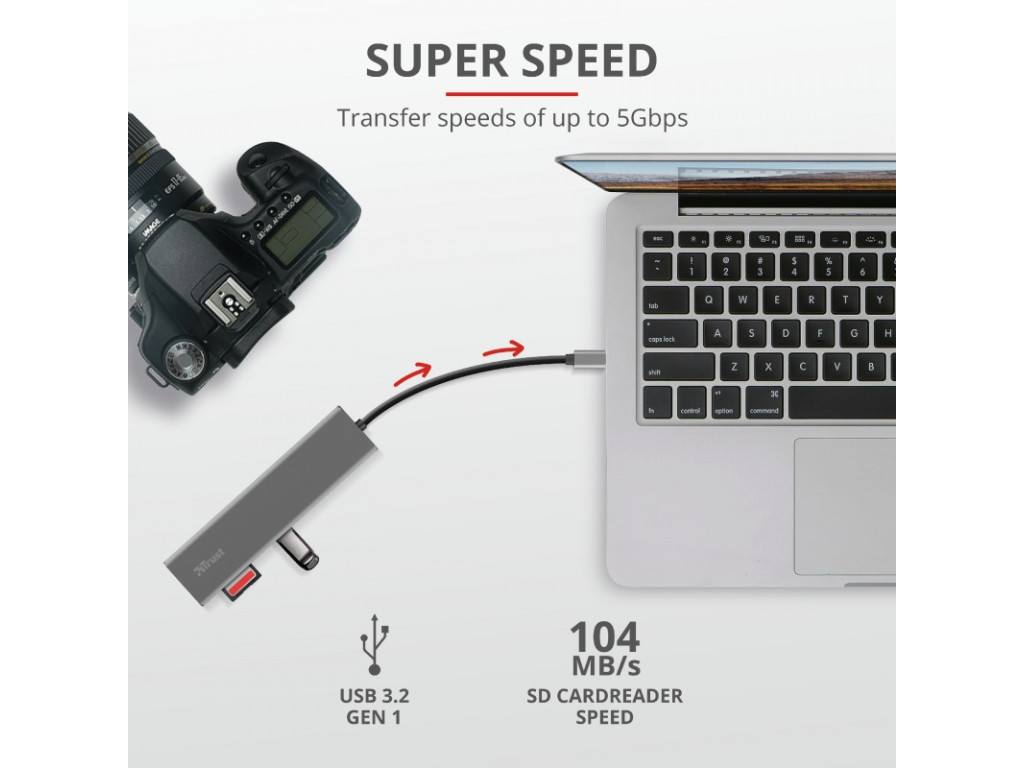 USB хъб TRUST Halyx Fast USB-C Hub & Card Reader 6572_51.jpg
