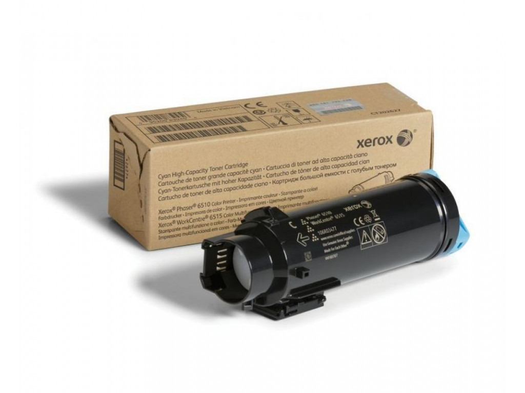 Консуматив Xerox Cyan High Capacity Toner Cartridge for WorkCentre 6515/Phaser 6510 (2400 Pages) 13928_3.jpg